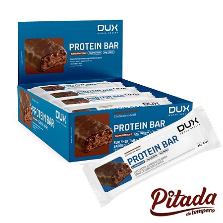PROTEIN BAR DUX 60g - 20g de Proteína - Vários Sabores