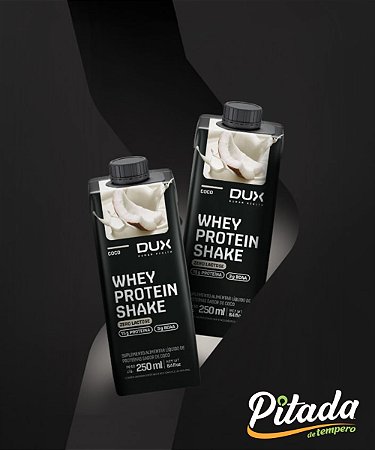 Whey Protein Shake DUX 250ml -15g de Proteína - Sabores