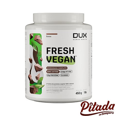 FreshVegan Dux 450g - 22g de Proteína - Proteína Vegetal
