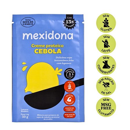 Creme de Caneca Proteíco de Cebola 30g - Mexidona