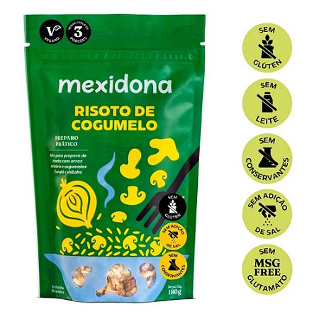 Risoto de Cogumelos 180g - Mexidona