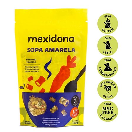 Sopa Amarela 130g - Mexidona