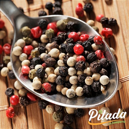 Mix de Pimentas em Grão (Preta, Branca e Rosa)