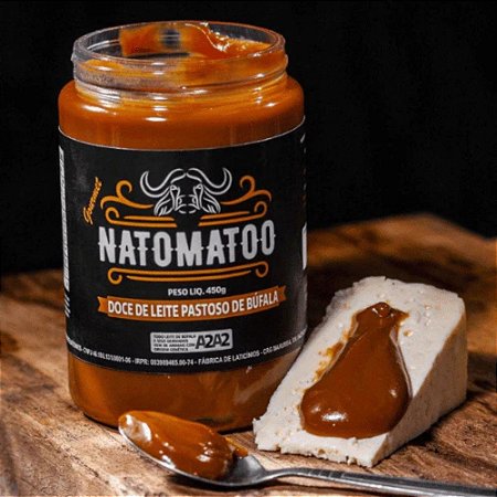Doce de Leite de Búfala Gourmet 450g (8% de açúcar) - Natomatoo
