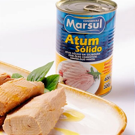 Lombo de Atum Sólido 400g / 300g drenado - Marsul