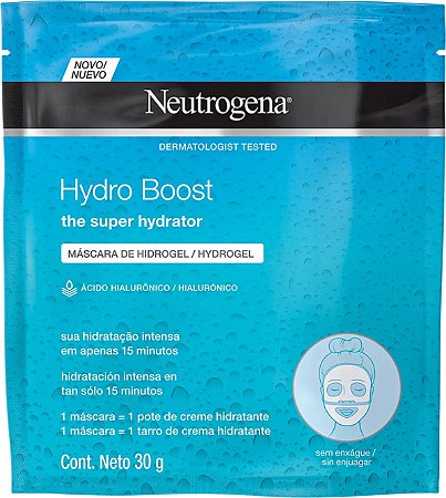 Máscara Facial de Hidrogel Hydro Boost Neutrogena 30g