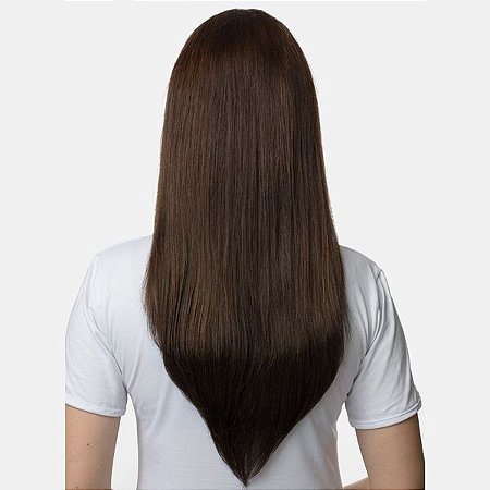 Aplique Liso Longo Hairdo 63cm Chocolate