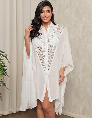 Saida de praia Plus Size Heloisa