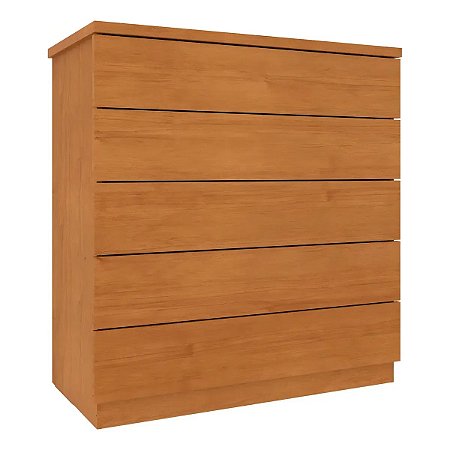 Comoda para Quarto de Casal 5 Gavetas Premium Tcil Móveis Cinamomo