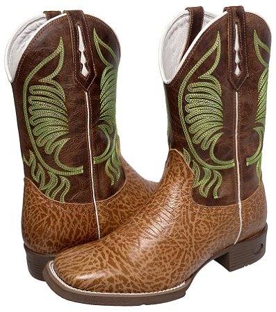 Bota Texana Country - Couro - Bico Quadrado - 01-013 - Marconi Boots - Loja  Online
