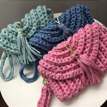 Clutch em fio de malha Clearance