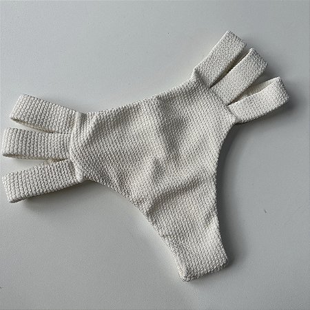 Calcinha semi hot pants 5005 tecido plisse off (BUSTO NÃO INCLUSO)