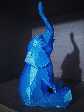 Elefante 3D decorativo (LOW POLY)