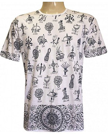 CAMISETA INDIANA - FERRAMENTAS ORIXÁS UNISSEX