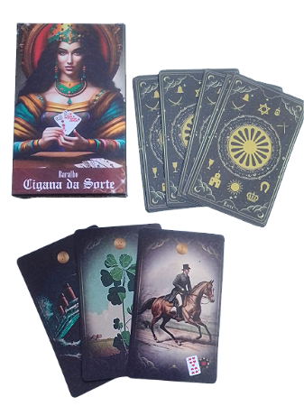 Tarot Baralho - Jogo De Cartas Cigana Da Sorte - Casa do Cigano - A Maior  Loja de Umbanda e Candomblé do Brasil