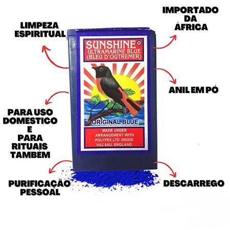 Anil para limpeza Espiritual e energética Wagi Oage Africano Original Legítimo Marcia Fernandez