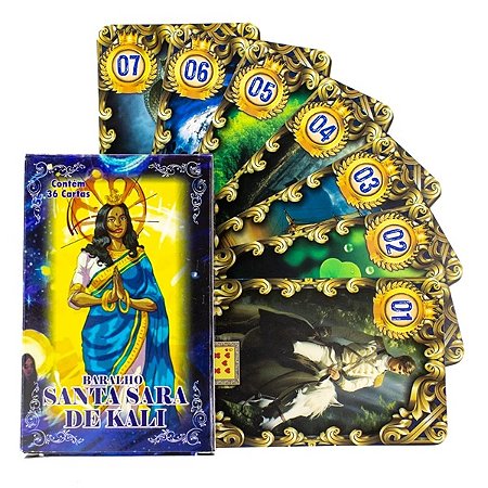Baralho Santa Sara Kali Tarot Tarô 36 Cartas Com Manual