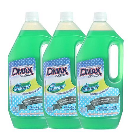 Dmax Odorizer - Odorizador de Ambiente para Aspiradores que Purificam o Ar - 3 unid. 850ml - Lumazil