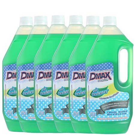 Dmax Odorizer - Odorizador de Ambiente para Aspiradores que Purificam o Ar - 6 unid. 850ml - Lumazil