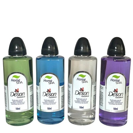 Kit Fragrância Deson Home SPA - Nova Versão 100ml - 4 unidades