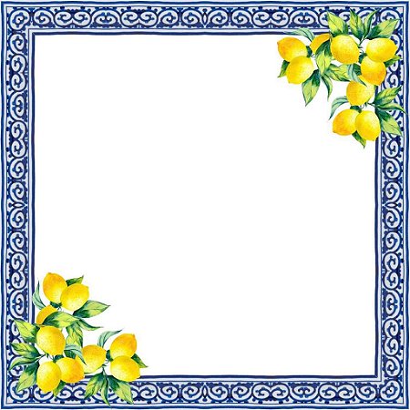 GUARDANAPO -  LIMÃO SICILIANO