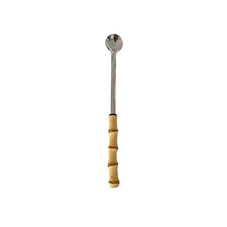 COLHER BAILARINA PARA COQUETEL BAMBU NATURAL