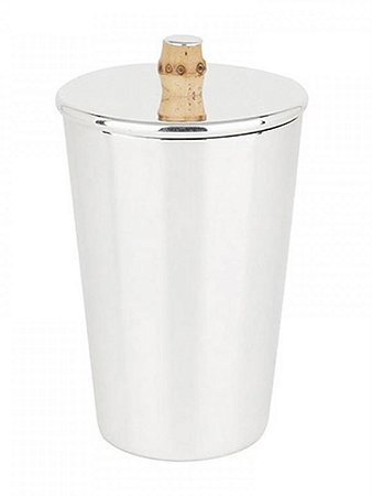 PORTA REQUEIJÃO EM PRATA COM BAMBU