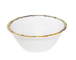 SALADEIRA MELAMINA  BAMBU BRANCO