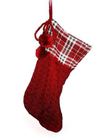 MEIAS / BOTAS DE NATAL VERMELHA