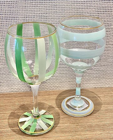 CONJUNTO 2 TAÇAS PARA GIN / ÁGUA MYKONOS VERDE