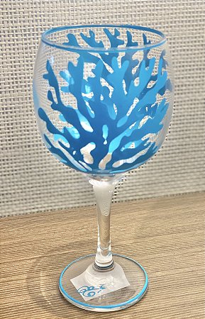 TAÇA PARA GIN SAINT TROPEZ CORAL AZUL TURQUESA