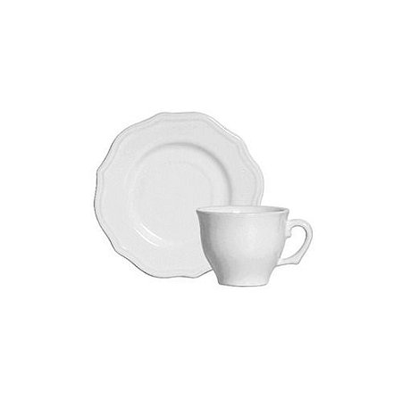 CONJ. 6 XÍCARAS CAFÉ C/ PIRES ALGARVE BRANCO
