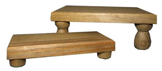 BANQUETA DE MADEIRA PARA MESA - P