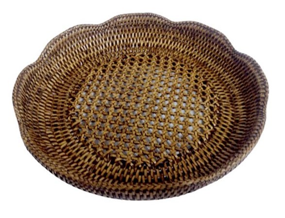 BANDEJA RATTAN LOTUS MEDIA