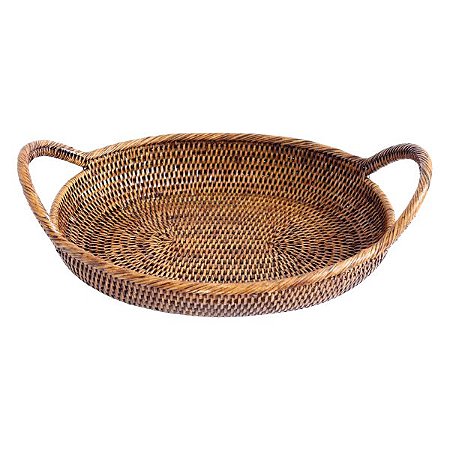 BANDEJA / CESTA RATTAN DUQUESA GRANDE