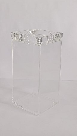POTE VAZADO CLEAN DECOR TRANSPARENTE
