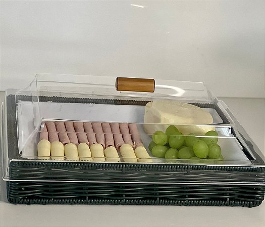 BANDEJA FRIOS E FRUTAS TRANCOSO M - VERDE MUSGO