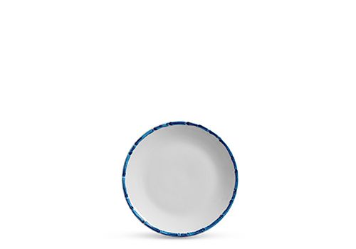 CONJ. 6 PRATOS DE SOBREMESA BAMBU AZUL