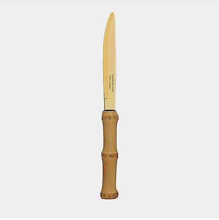 FACA DE MESA DOURADO - BAMBU NATURAL (UNIDADE)