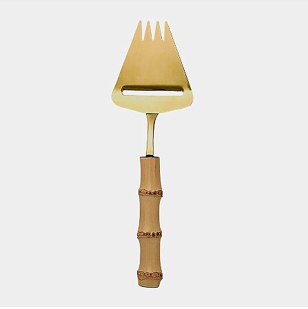 PLAINA DE QUEIJO DOURADO - BAMBU NATURAL (UNIDADE)