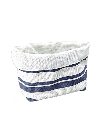 CESTA PARA PÃES / PANNIER PRI LISTRADO AZUL