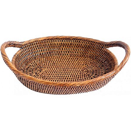 BANDEJA / CESTA RATTAN DUQUESA MÉDIA