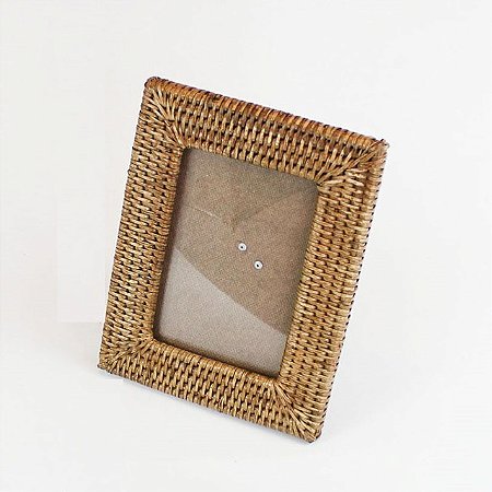 PORTA RETRATO EM RATTAN MANDALAY 22 cm