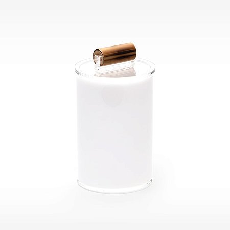 PORTA REQUEIJÃO COM TAMPA ACRÍLICO - BAMBU