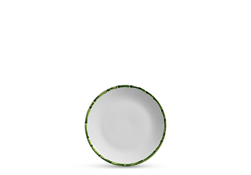 CONJ. 6 PRATOS DE SOBREMESA BAMBU VERDE