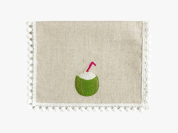 GUARDANAPO COQUETEL BEGE ÁGUA DE COCO