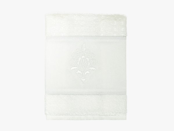 TOALHA BORDADA PARA LAVABO - BRASÃO