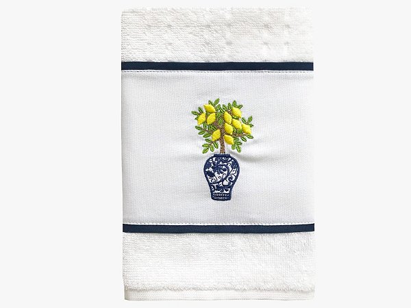 TOALHA BORDADA PARA LAVABO - LEMON