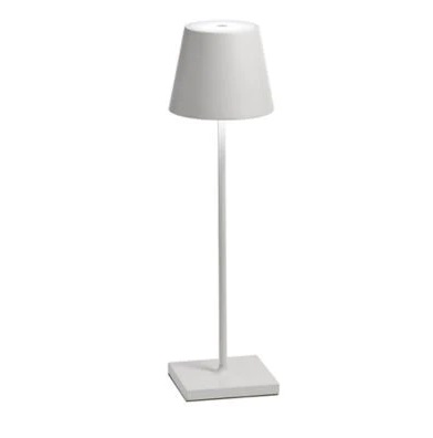 ABAJUR BRANCO DE MESA