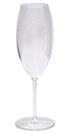TAÇA CHAMPAGNE ACRÍLICO TRANSPARENTE
